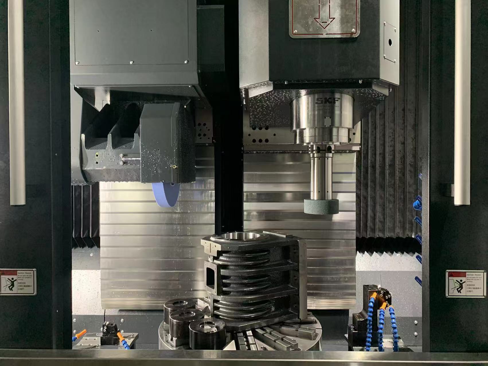 内孔精磨 + 机上量测